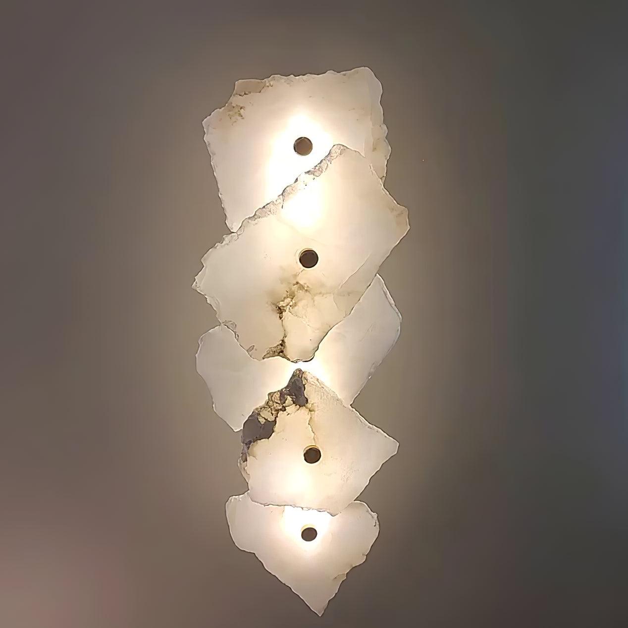 Petra Alabaster Wall Lamp - Elegant Design with Soft Glow & Energy Eff