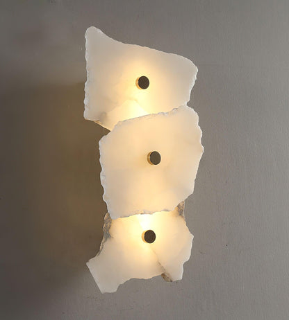 Petra Alabaster Wall Lamp - Elegant Design with Soft Glow & Energy Eff