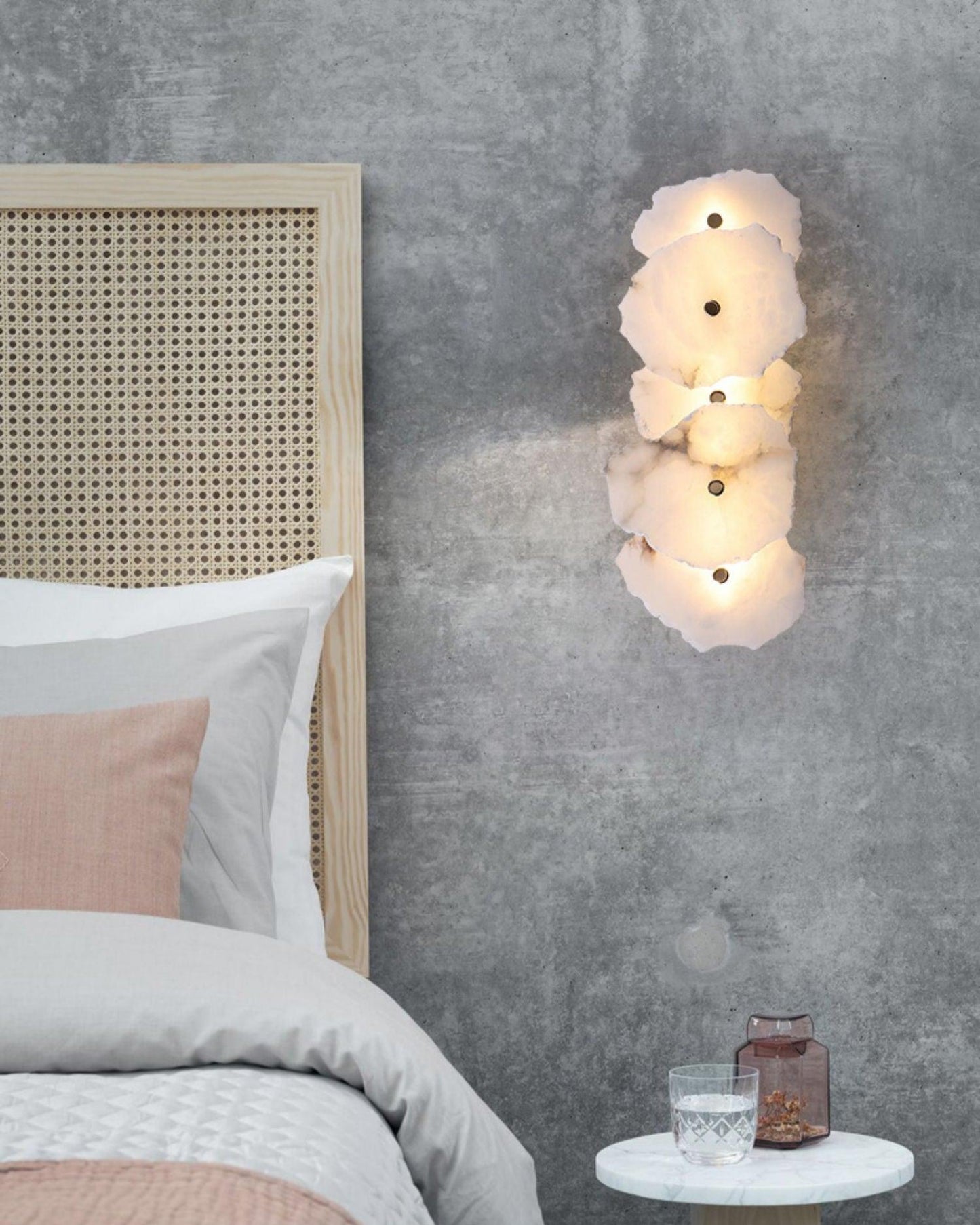 Petra Alabaster Wall Lamp - Elegant Design with Soft Glow & Energy Eff