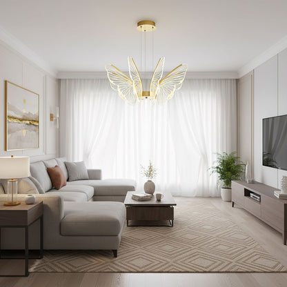 Phalaenopsis Chandelier - Elegant Floral Design with Adjustable Height