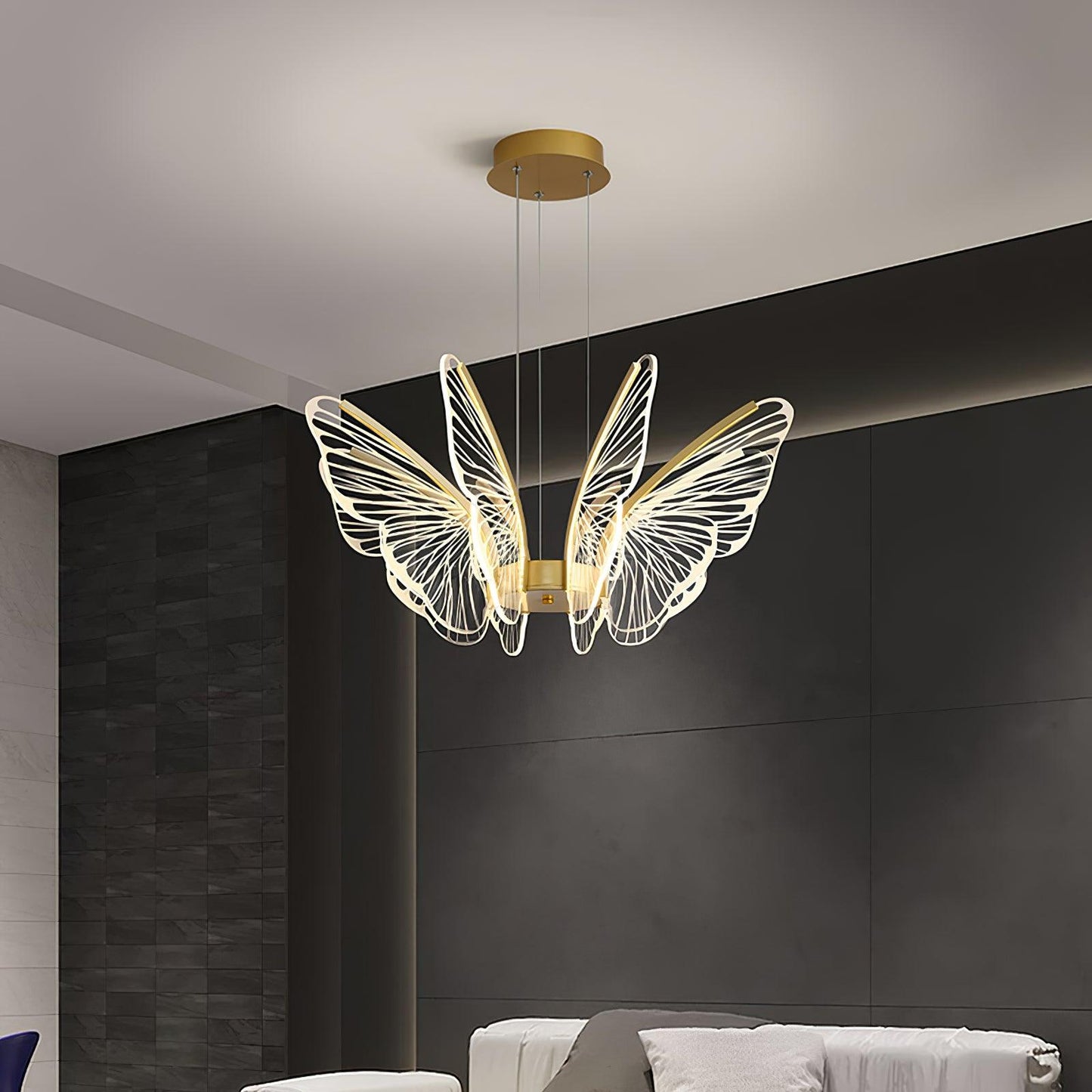 Phalaenopsis Chandelier - Elegant Floral Design with Adjustable Height