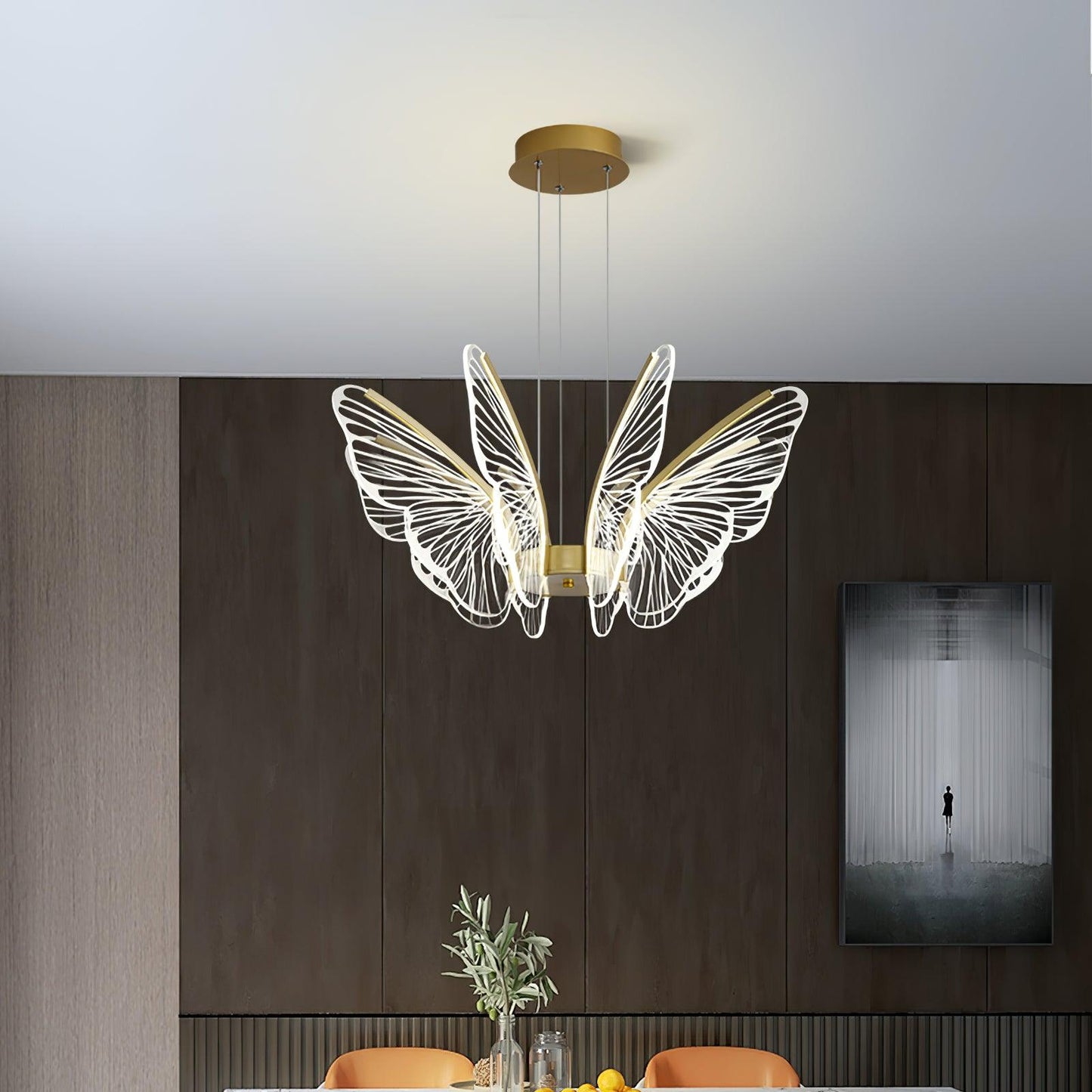 Phalaenopsis Chandelier - Elegant Floral Design with Adjustable Height