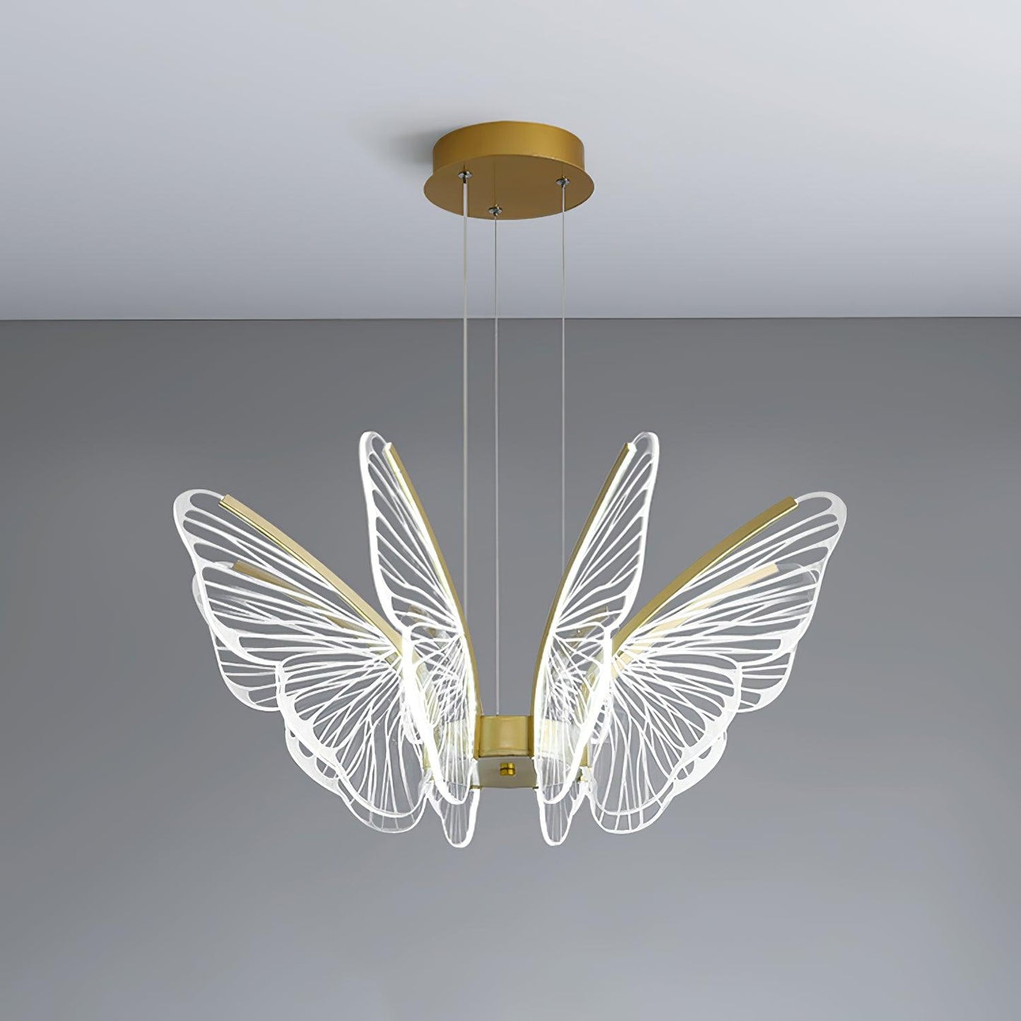 Phalaenopsis Chandelier - Elegant Floral Design with Adjustable Height