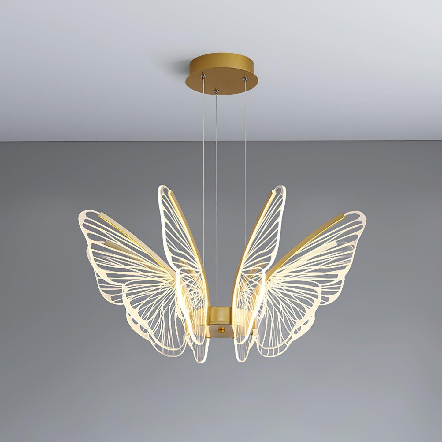 Phalaenopsis Chandelier - Elegant Floral Design with Adjustable Height