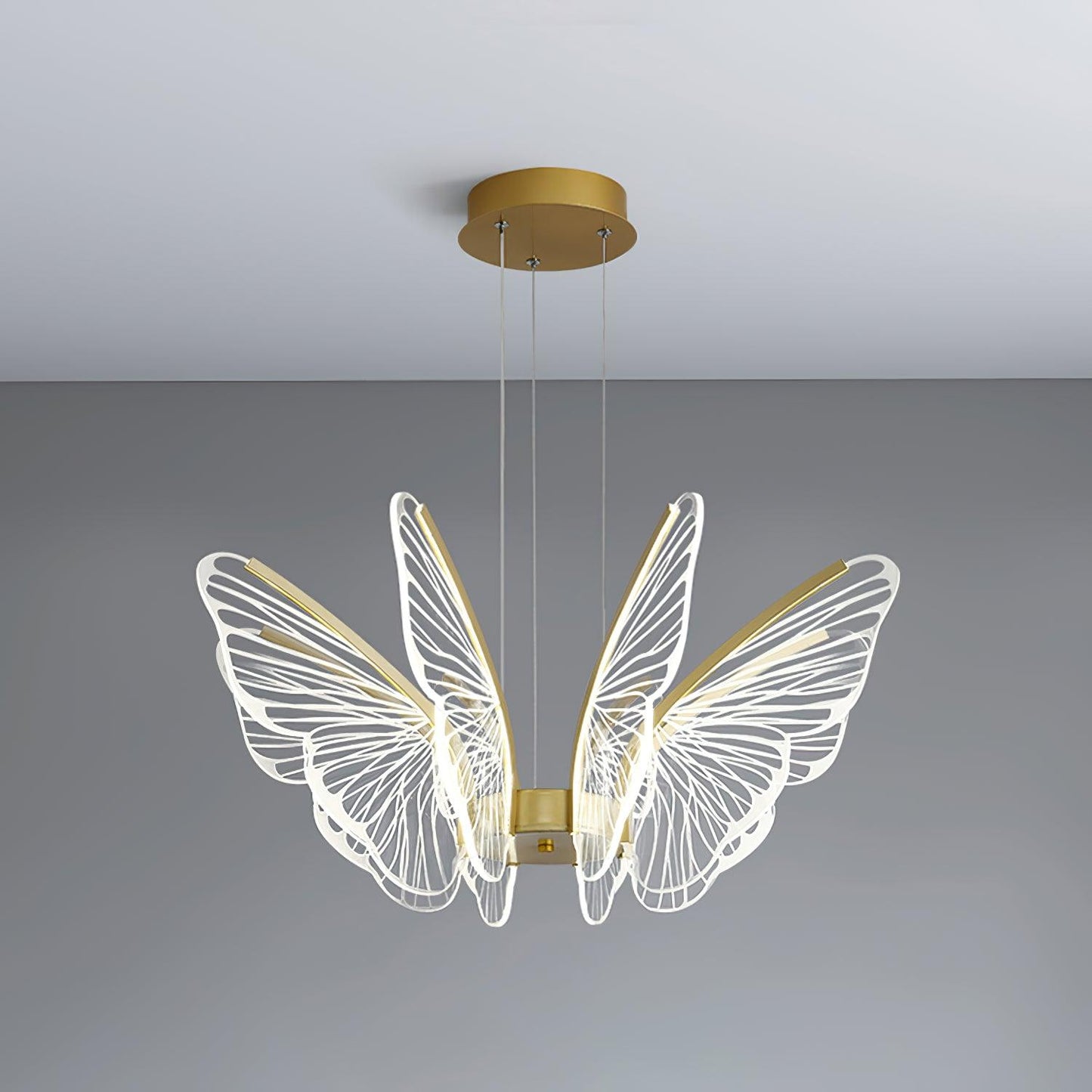 Phalaenopsis Chandelier - Elegant Floral Design with Adjustable Height