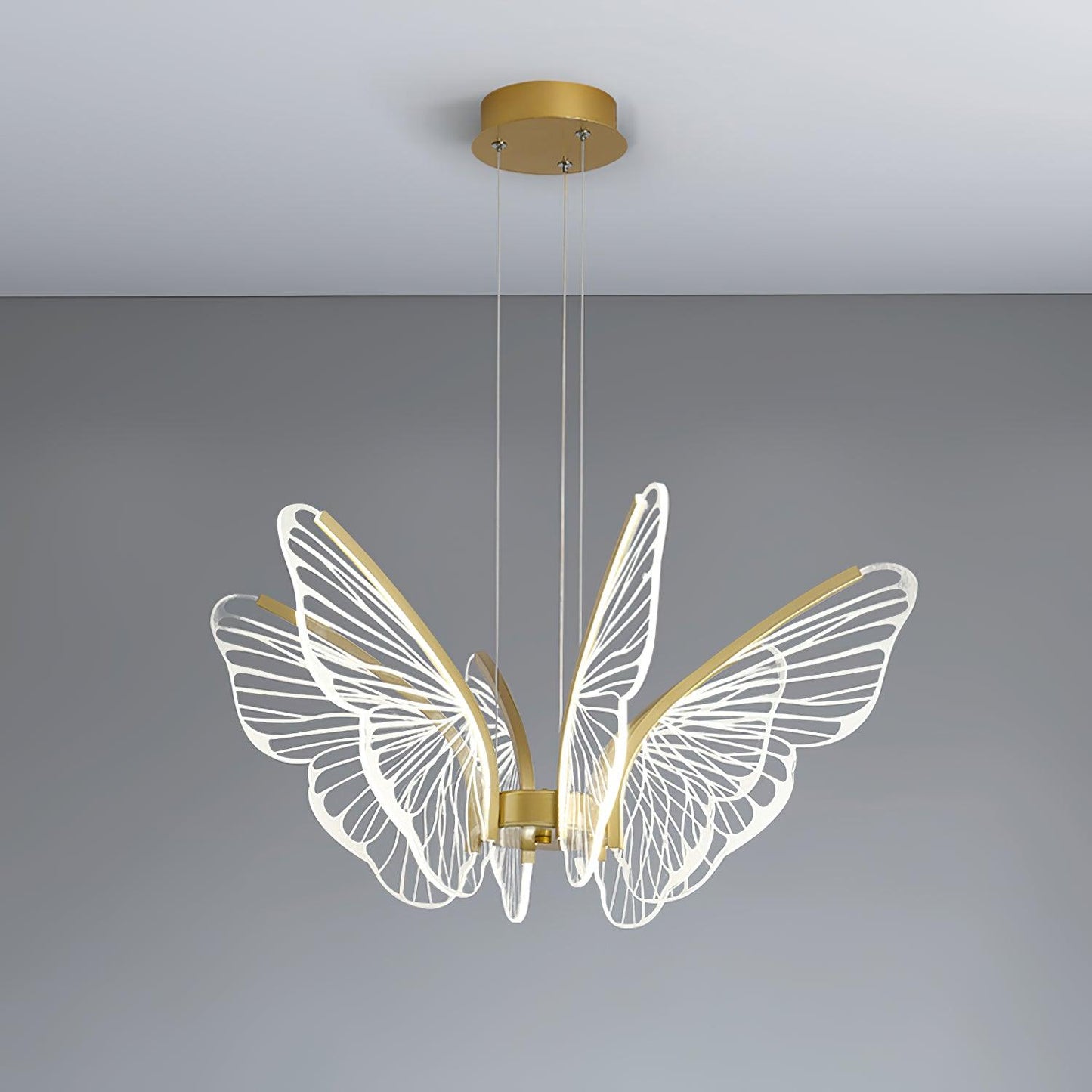 Phalaenopsis Chandelier - Elegant Floral Design with Adjustable Height