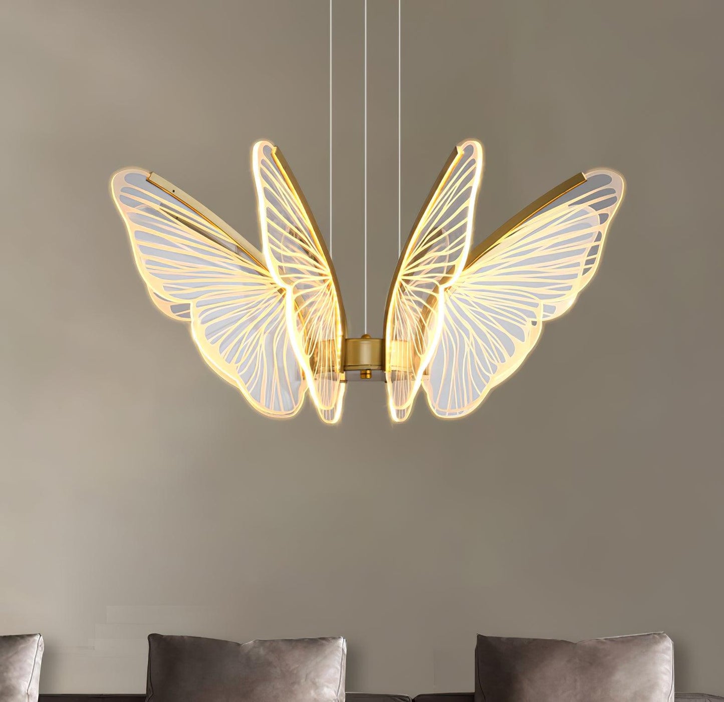 Phalaenopsis Chandelier - Elegant Floral Design with Adjustable Height