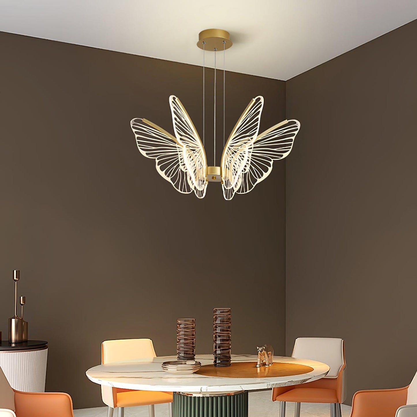 Phalaenopsis Chandelier - Elegant Floral Design with Adjustable Height