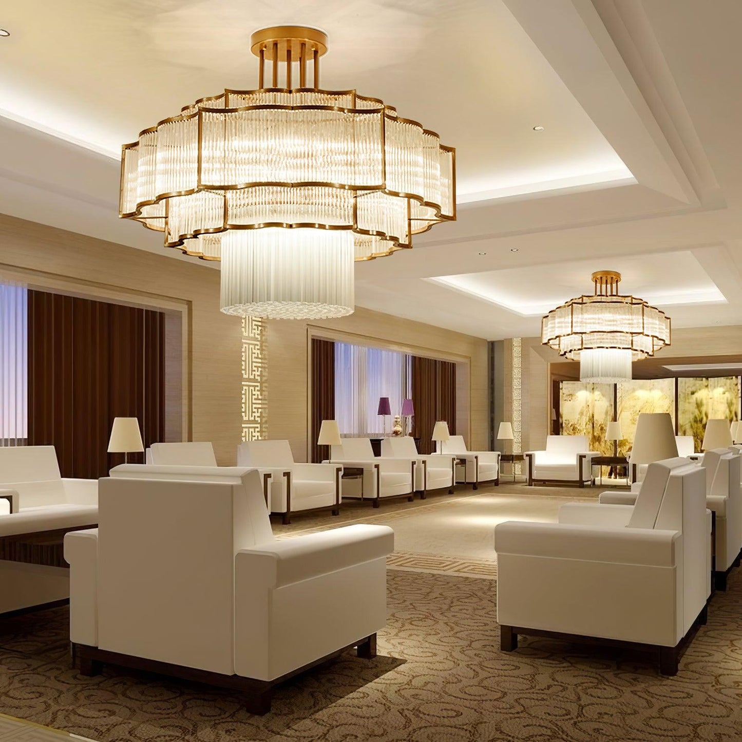 Pharo II Chandelier - Elegant Design, Adjustable Height, LED Compatibl