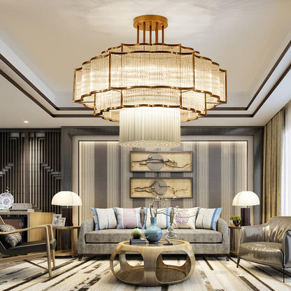 Pharo II Chandelier - Elegant Design, Adjustable Height, LED Compatibl