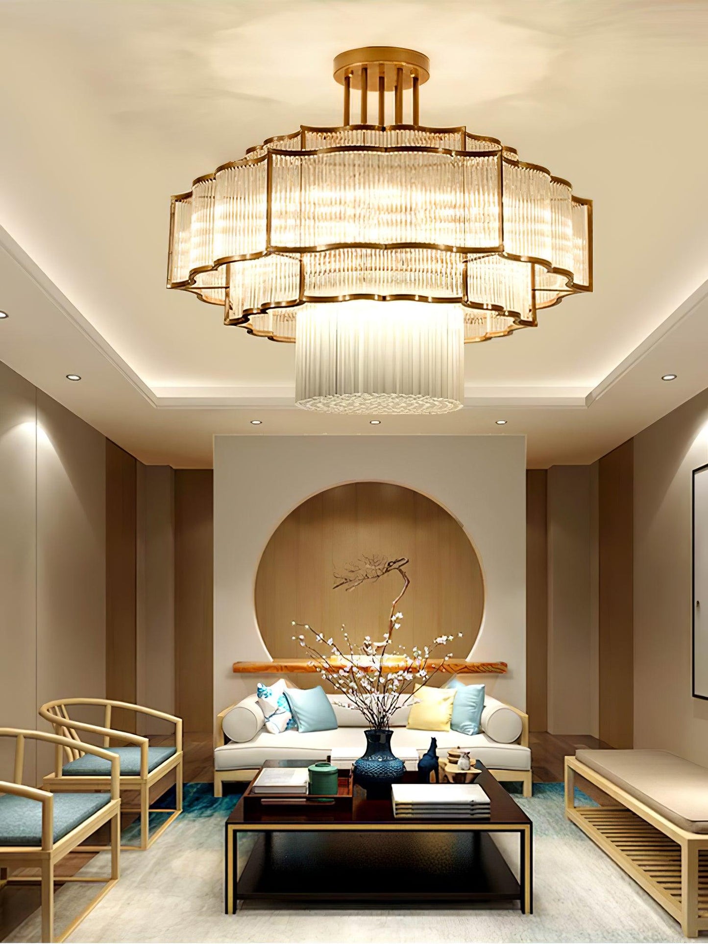 Pharo II Chandelier - Elegant Design, Adjustable Height, LED Compatibl