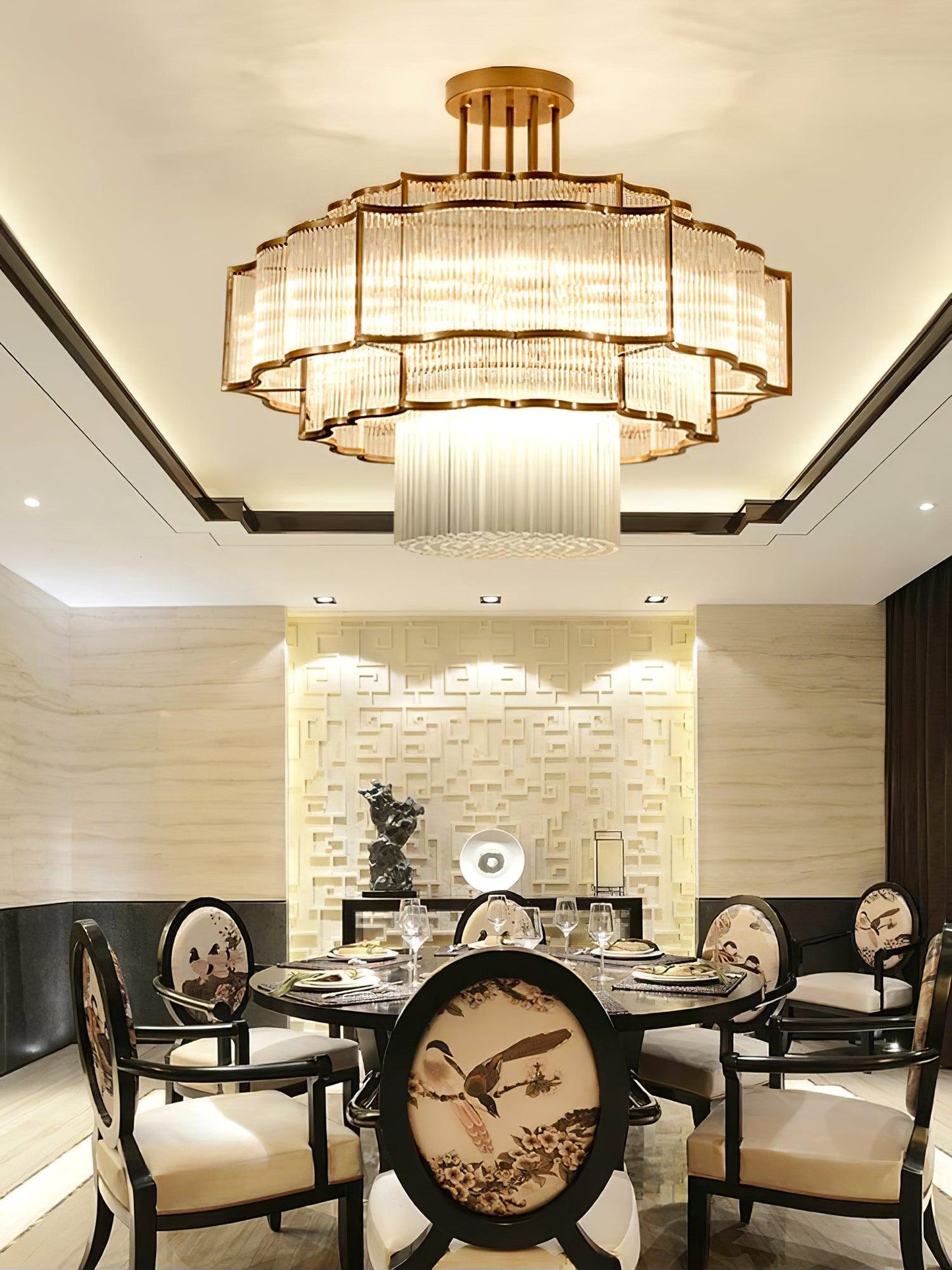 Pharo II Chandelier - Elegant Design, Adjustable Height, LED Compatibl