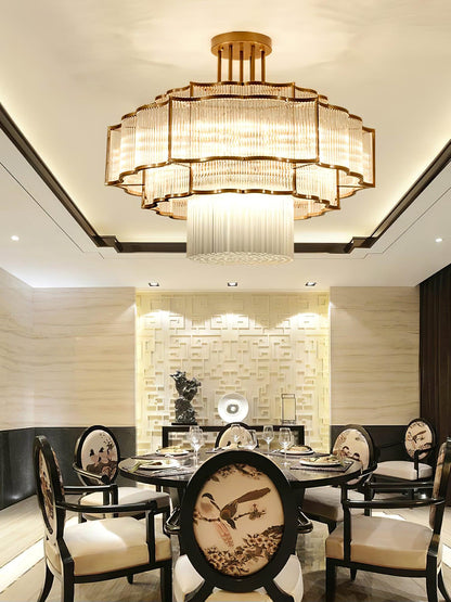 Pharo II Chandelier - Elegant Design, Adjustable Height, LED Compatibl