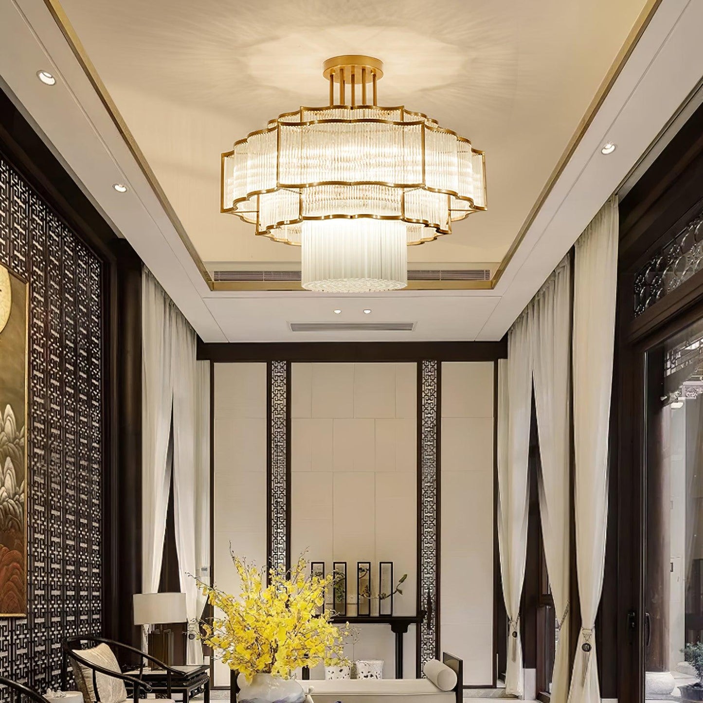 Pharo II Chandelier - Elegant Design, Adjustable Height, LED Compatibl