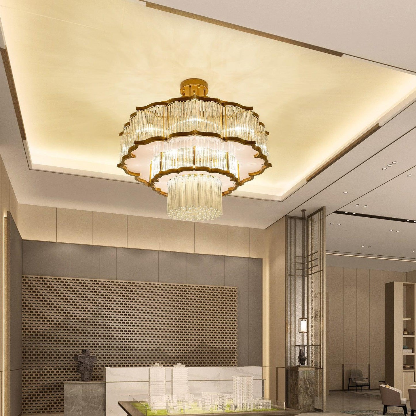 Pharo II Chandelier - Elegant Design, Adjustable Height, LED Compatibl