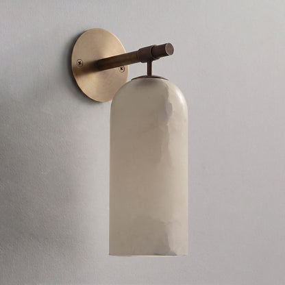Pillar Alabaster Wall Sconce - Elegant Design, Soft Ambient Lighting