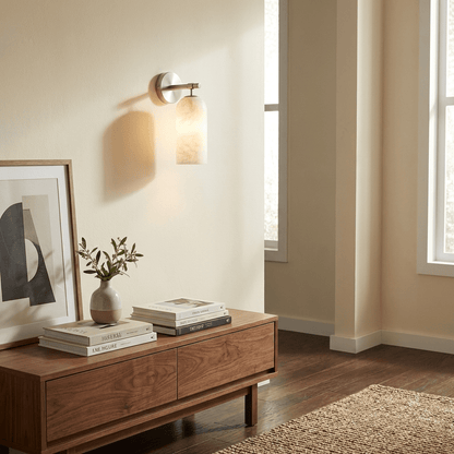 Pillar Alabaster Wall Sconce - Elegant Design, Soft Ambient Lighting
