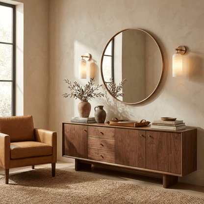 Pillar Alabaster Wall Sconce - Elegant Design, Soft Ambient Lighting