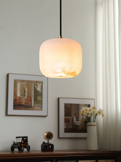 Alabaster Cluster Chandelier - Elegant Design, Adjustable Brightness