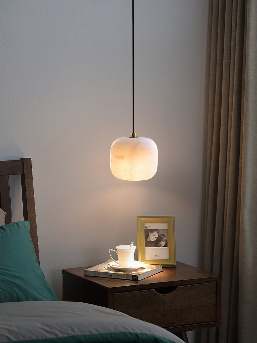 Alabaster Cluster Chandelier - Elegant Design, Adjustable Brightness