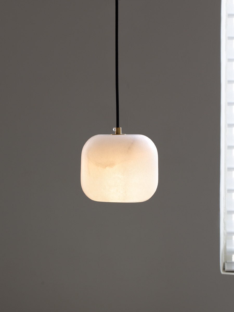 Alabaster Cluster Chandelier - Elegant Design, Adjustable Brightness