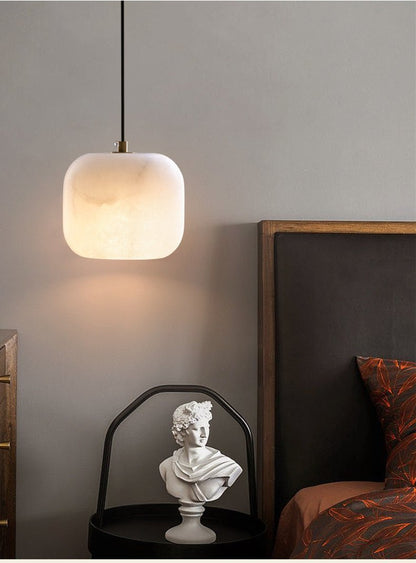 Alabaster Cluster Chandelier - Elegant Design, Adjustable Brightness