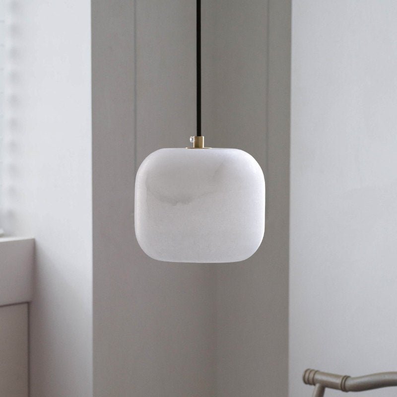 Alabaster Cluster Chandelier - Elegant Design, Adjustable Brightness