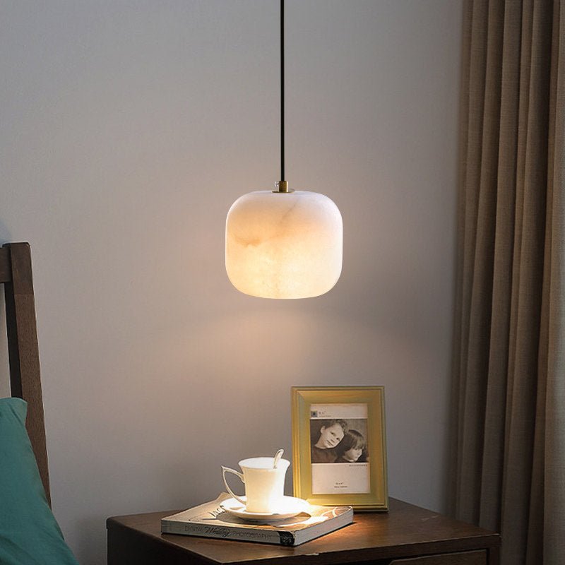 Alabaster Cluster Chandelier - Elegant Design, Adjustable Brightness