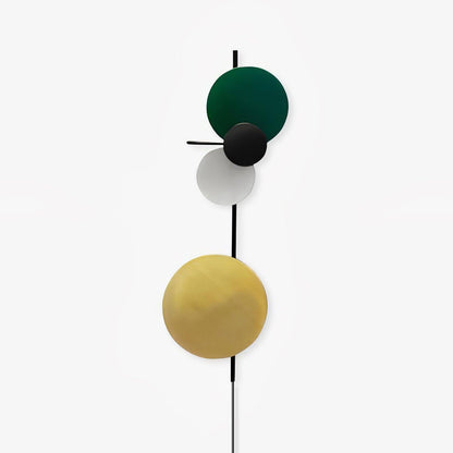 Planet Plug-in Wall Lamp with Adjustable Brightness and Modern Design