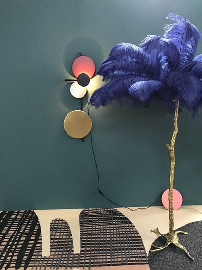 Planet Plug-in Wall Lamp with Adjustable Brightness and Modern Design