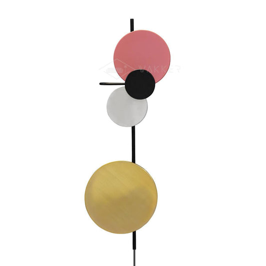 Planet Plug-in Wall Lamp with Adjustable Brightness and Modern Design