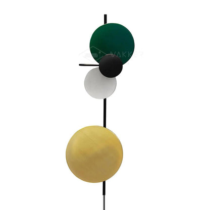 Planet Plug-in Wall Lamp with Adjustable Brightness and Modern Design