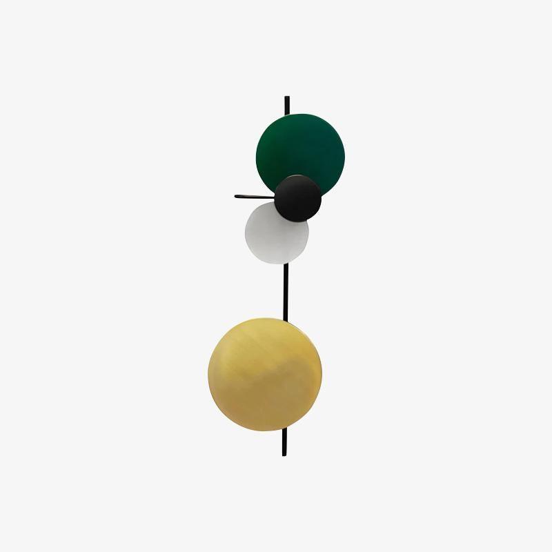 Planet Plug-in Wall Lamp with Adjustable Brightness and Modern Design