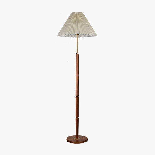 Elegant Pleated Floor Lamp with Adjustable Brightness and Energy-Effic