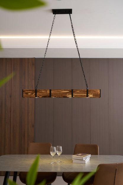 Elegant Pleva Chandelier - Adjustable Height & Energy-Efficient LED Li