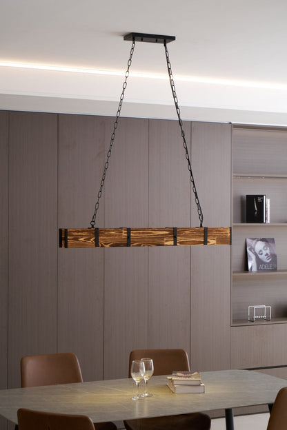 Elegant Pleva Chandelier - Adjustable Height & Energy-Efficient LED Li