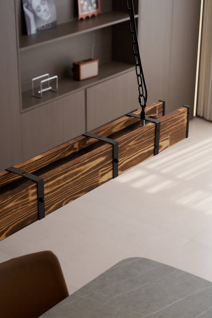 Elegant Pleva Chandelier - Adjustable Height & Energy-Efficient LED Li