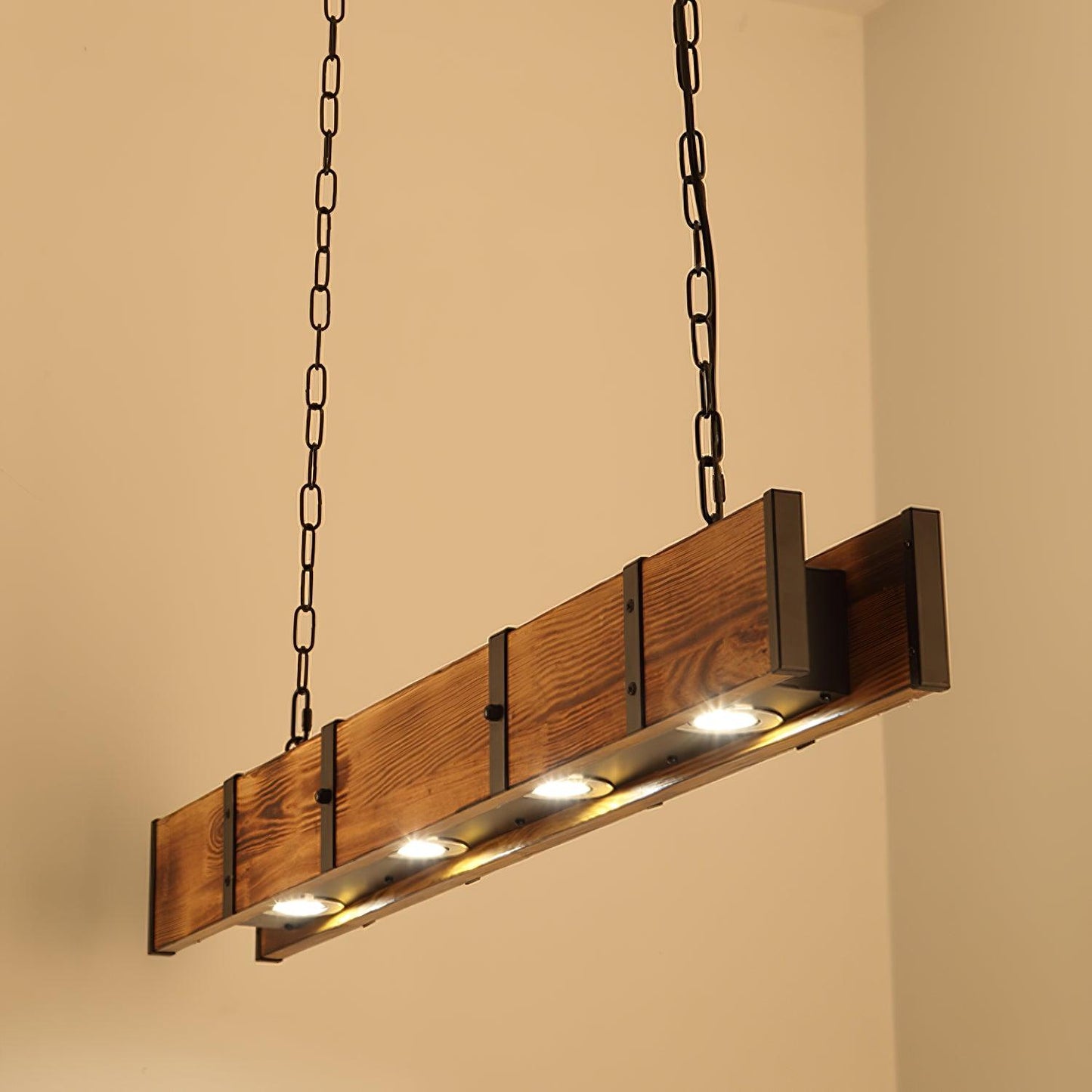 Elegant Pleva Chandelier - Adjustable Height & Energy-Efficient LED Li