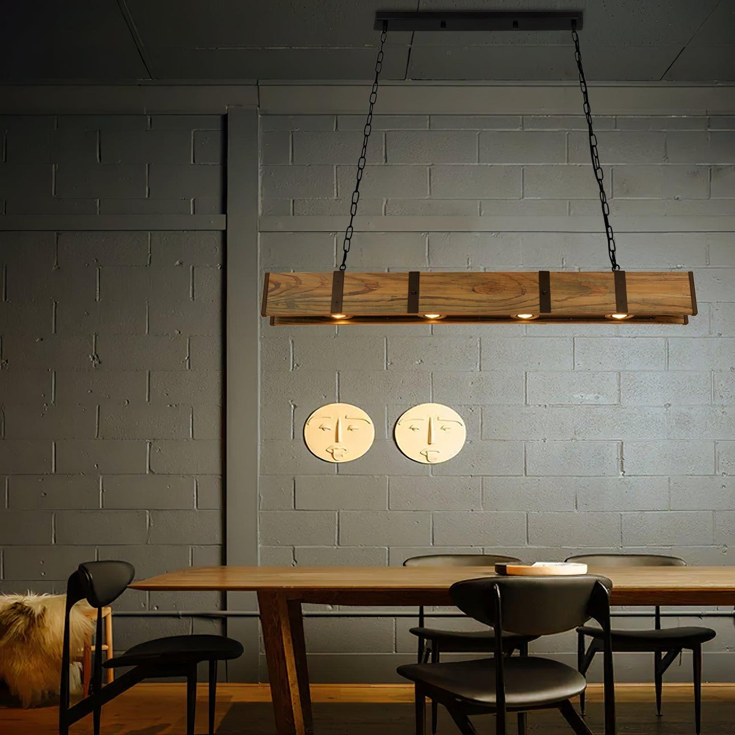 Elegant Pleva Chandelier - Adjustable Height & Energy-Efficient LED Li
