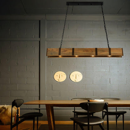 Elegant Pleva Chandelier - Adjustable Height & Energy-Efficient LED Li