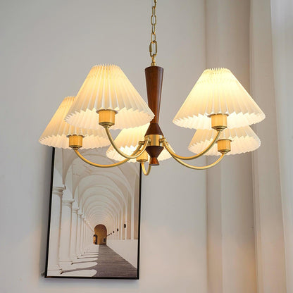 Polina Chandelier - Elegant Lighting Fixture with Adjustable Height &