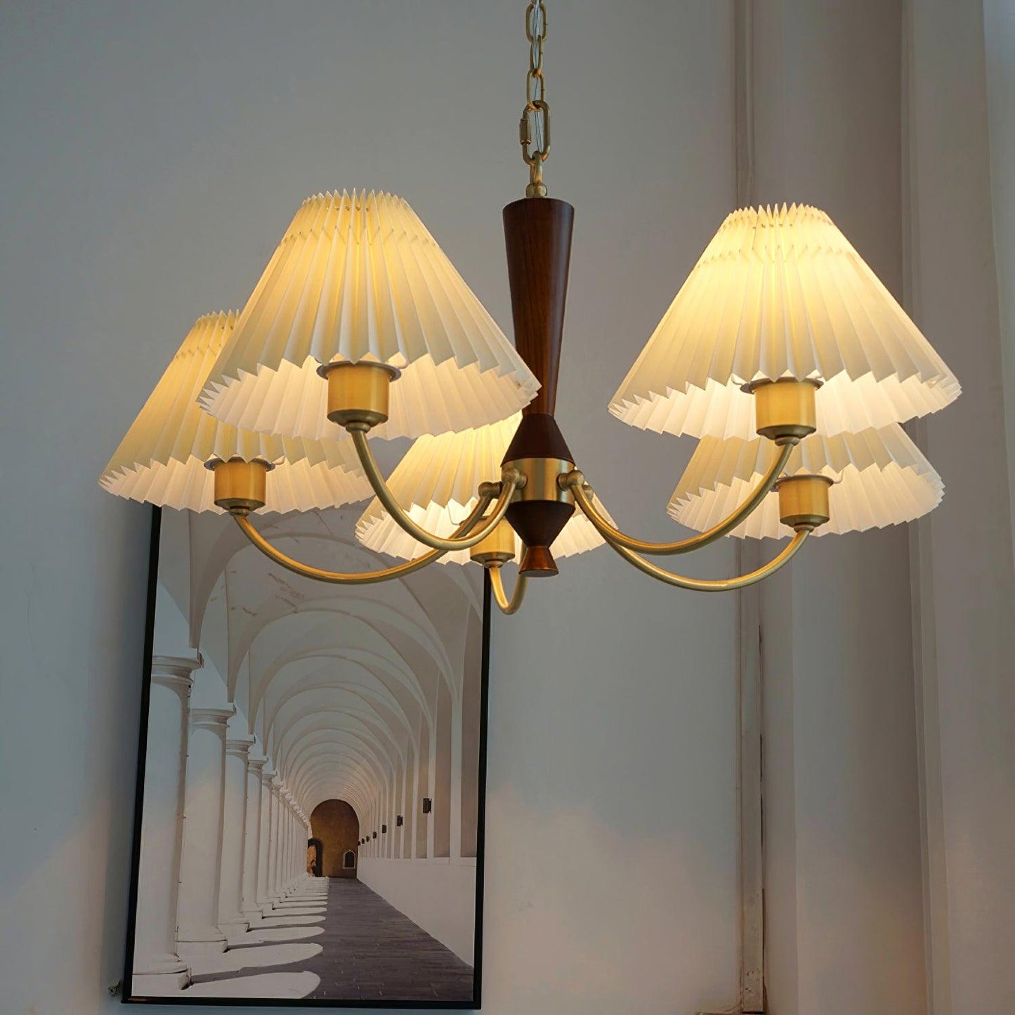 Polina Chandelier - Elegant Lighting Fixture with Adjustable Height &