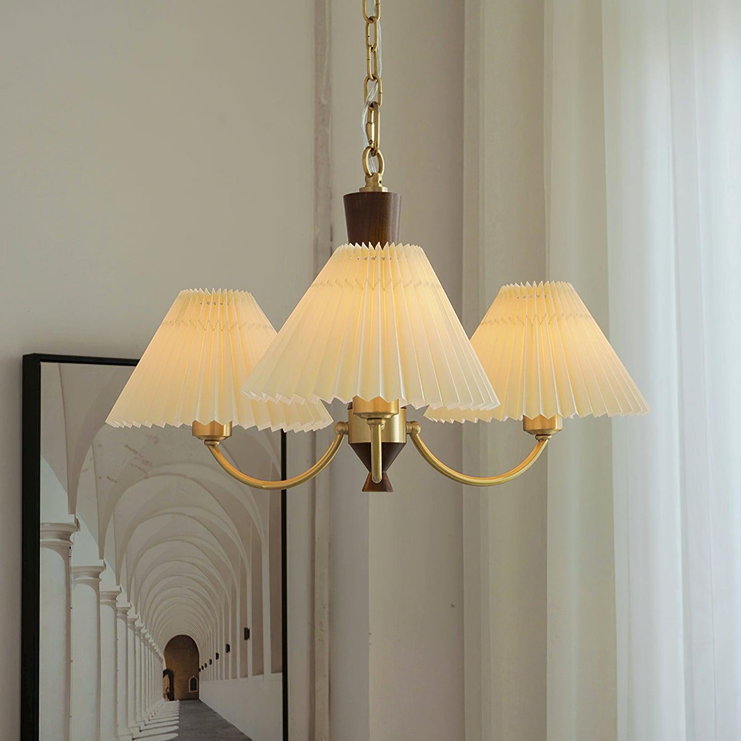 Polina Chandelier - Elegant Lighting Fixture with Adjustable Height &
