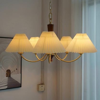 Polina Chandelier - Elegant Lighting Fixture with Adjustable Height &