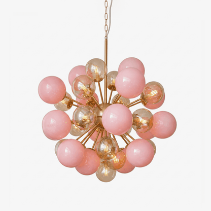 Pomelia Glass Globe Sputnik Chandelier - Modern Design, Adjustable Hei