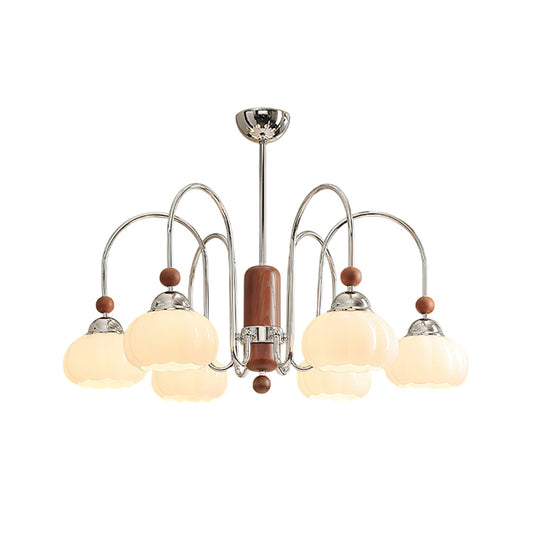 Elegant Pomona Chandelier - Crystal Accents & Adjustable Height