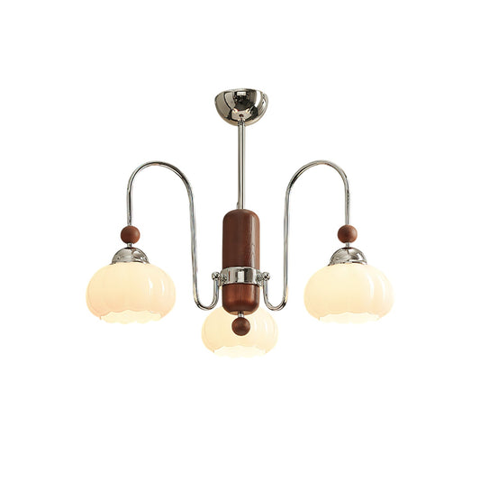 Elegant Pomona Chandelier - Crystal Accents & Adjustable Height