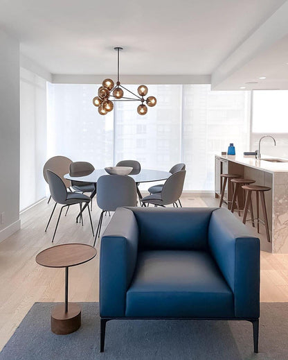 Vertex Chandelier - Modern Design with Adjustable Brightness & Energy-