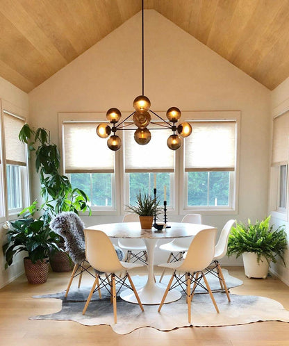 Vertex Chandelier - Modern Design with Adjustable Brightness & Energy-