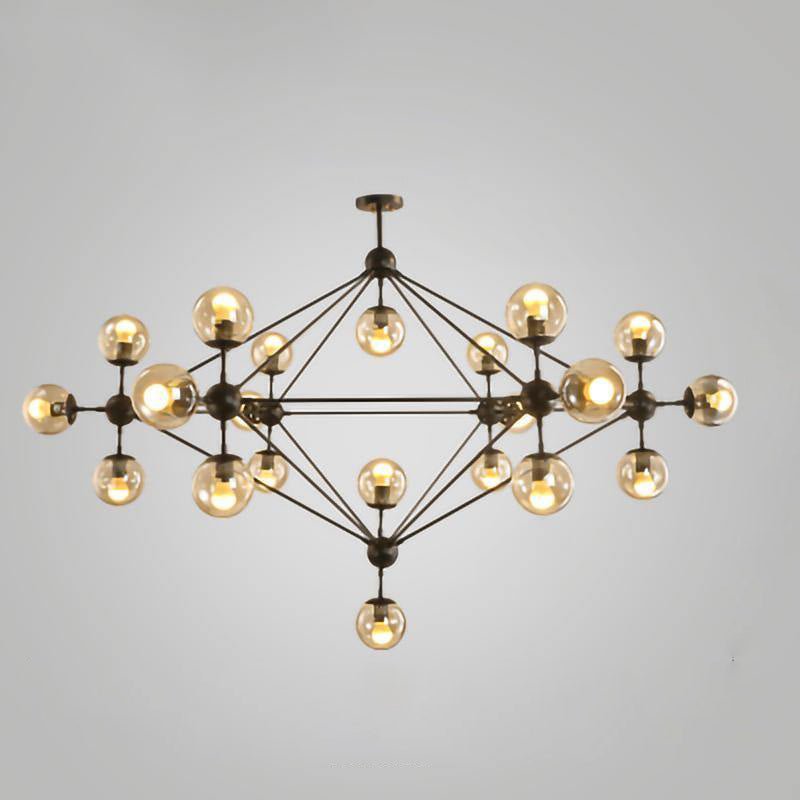 Vertex Chandelier - Modern Design with Adjustable Brightness & Energy-